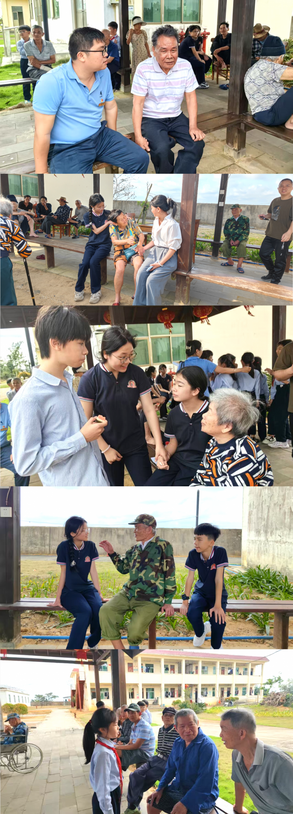 五育并舉|弘揚雷鋒精神 傳承敬老美德——記定安縣山高學(xué)?！皩W(xué)雷鋒日”敬老院之行-圖片4