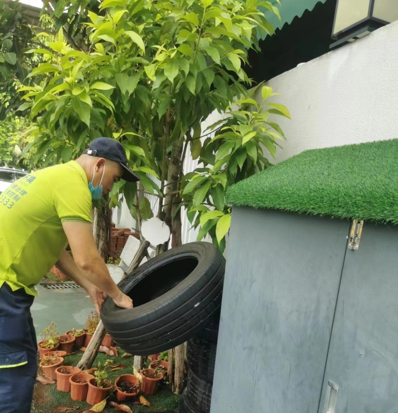 遠離登革熱，我們在行動！——?？谑猩礁哂變簣@開展預(yù)防登革熱愛國衛(wèi)生運動行動-圖片21