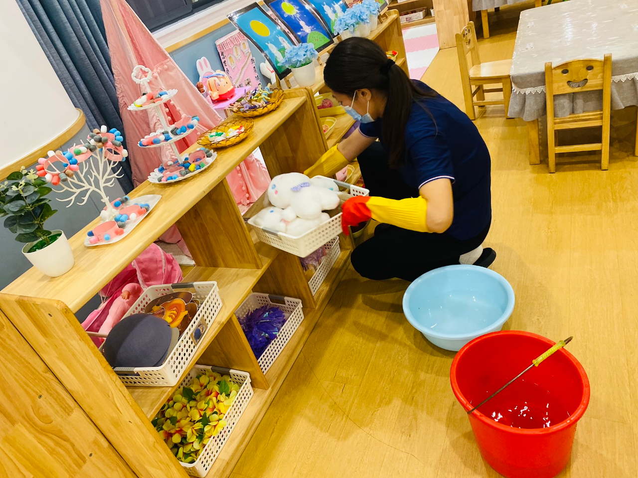 預防諾如病毒，筑牢校園防線——海口市山高幼兒園開展“預防諾如病毒”專項系列行動-圖片26