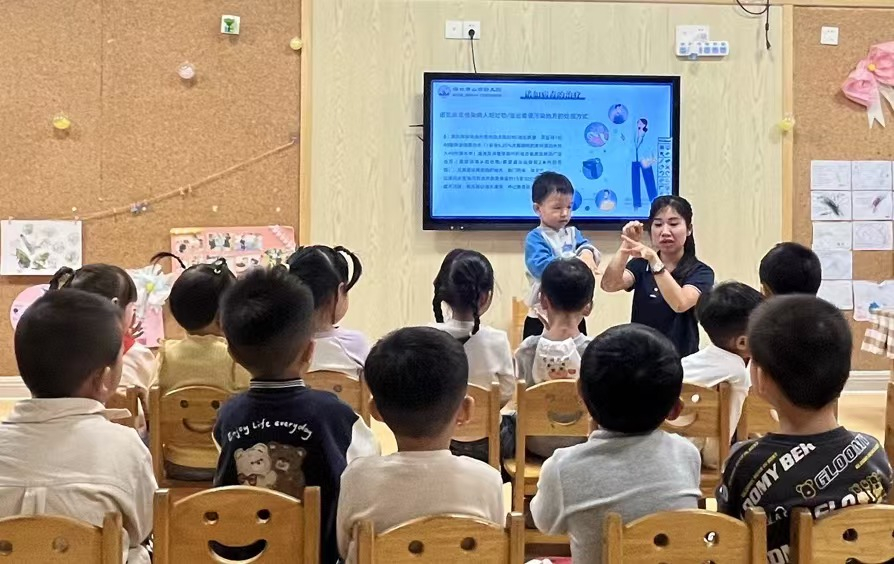 預防諾如病毒，筑牢校園防線——?？谑猩礁哂變簣@開展“預防諾如病毒”專項系列行動-圖片21