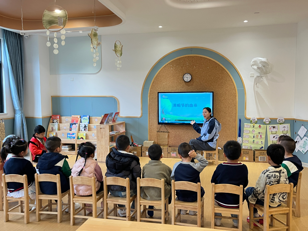 花開憶清明，傳承潤童心——?？谑猩礁哂變簣@2025年清明節(jié)主題活動-圖片4