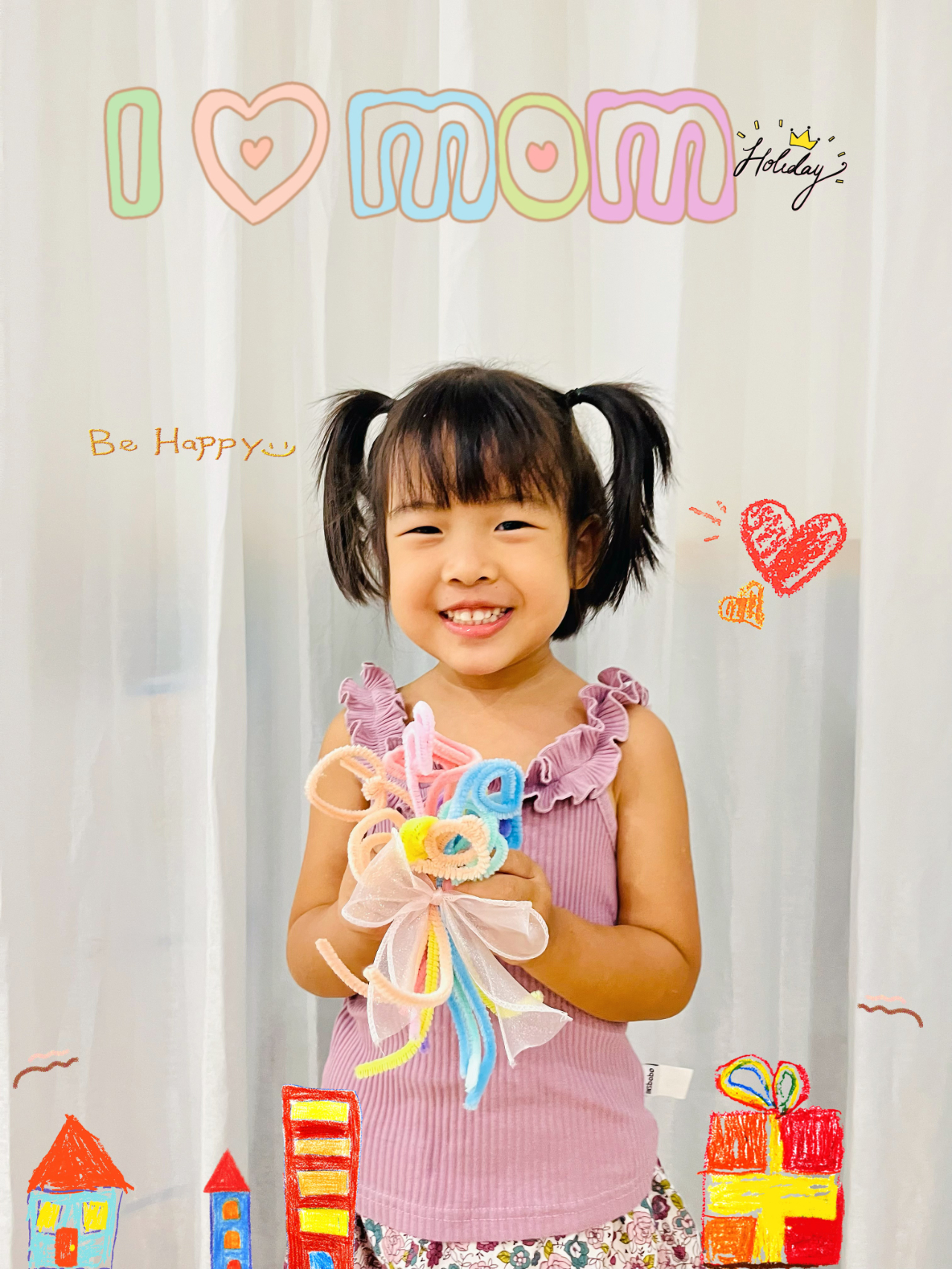 童心表愛意，感恩母親節(jié)——海口市山高幼兒園2025年母親節(jié)系列活動-圖片37