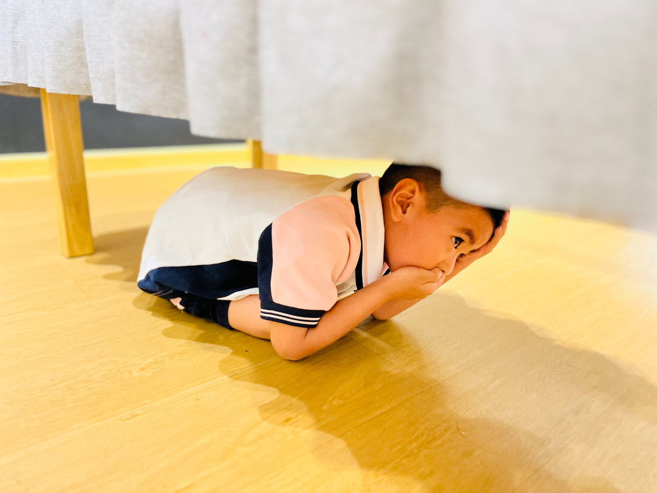 人人講安全 個個會應(yīng)急——?？谑猩礁哂變簣@2025年防震減災(zāi)演練活動-圖片24