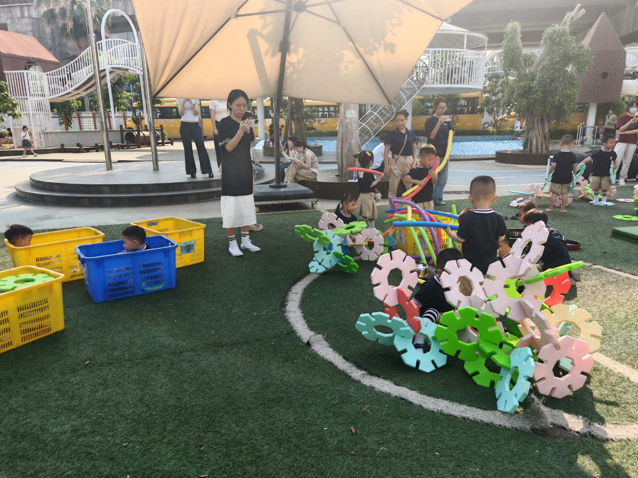 觀游戲 研兒童 促發(fā)展——?？谑猩礁哂變簣@基地園專題培訓(xùn)活動-圖片36