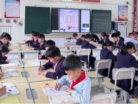 和詩(shī)以歌，書(shū)寫(xiě)春天——定安縣山高學(xué)校小學(xué)部“春”主題硬筆書(shū)法展示活動(dòng)